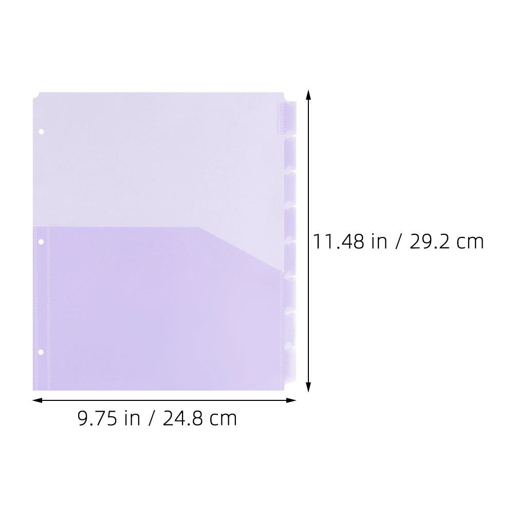 2Sets A4 Binder Dividers Plast - Tab Divider A4 บทวิจารณ์และราคา
