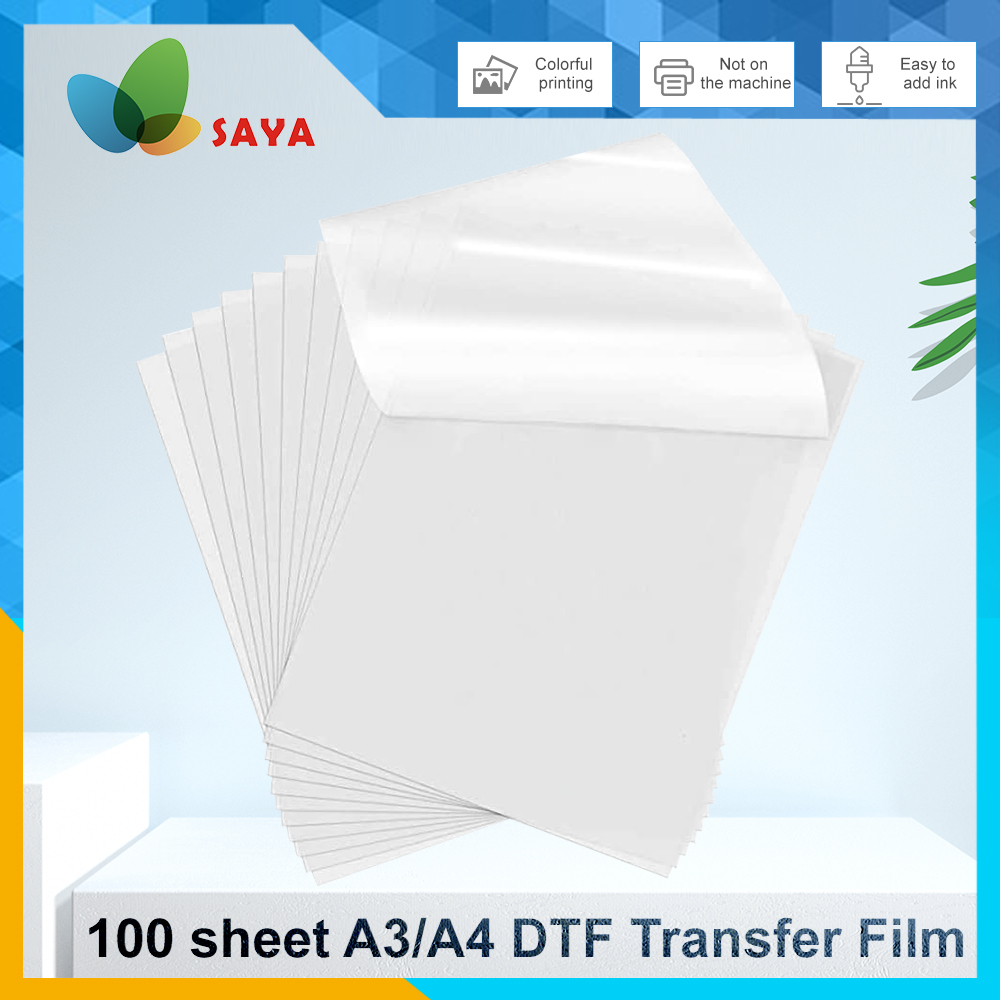 50/100 pcs DTF Film A3/A4 Doub - Ink Blotter Paper บทวิจารณ์และราคา