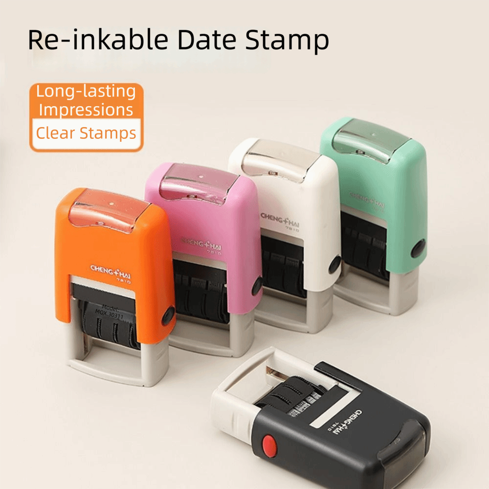 Automatic Ink Return Day-month - Rubber Date Stamp บทวิจารณ์และราคา