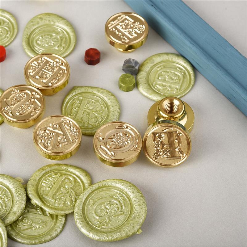 A-Z Vintage Sealed Wax Stamp H - Wax Seal Stamp Set บทวิจารณ์และราคา