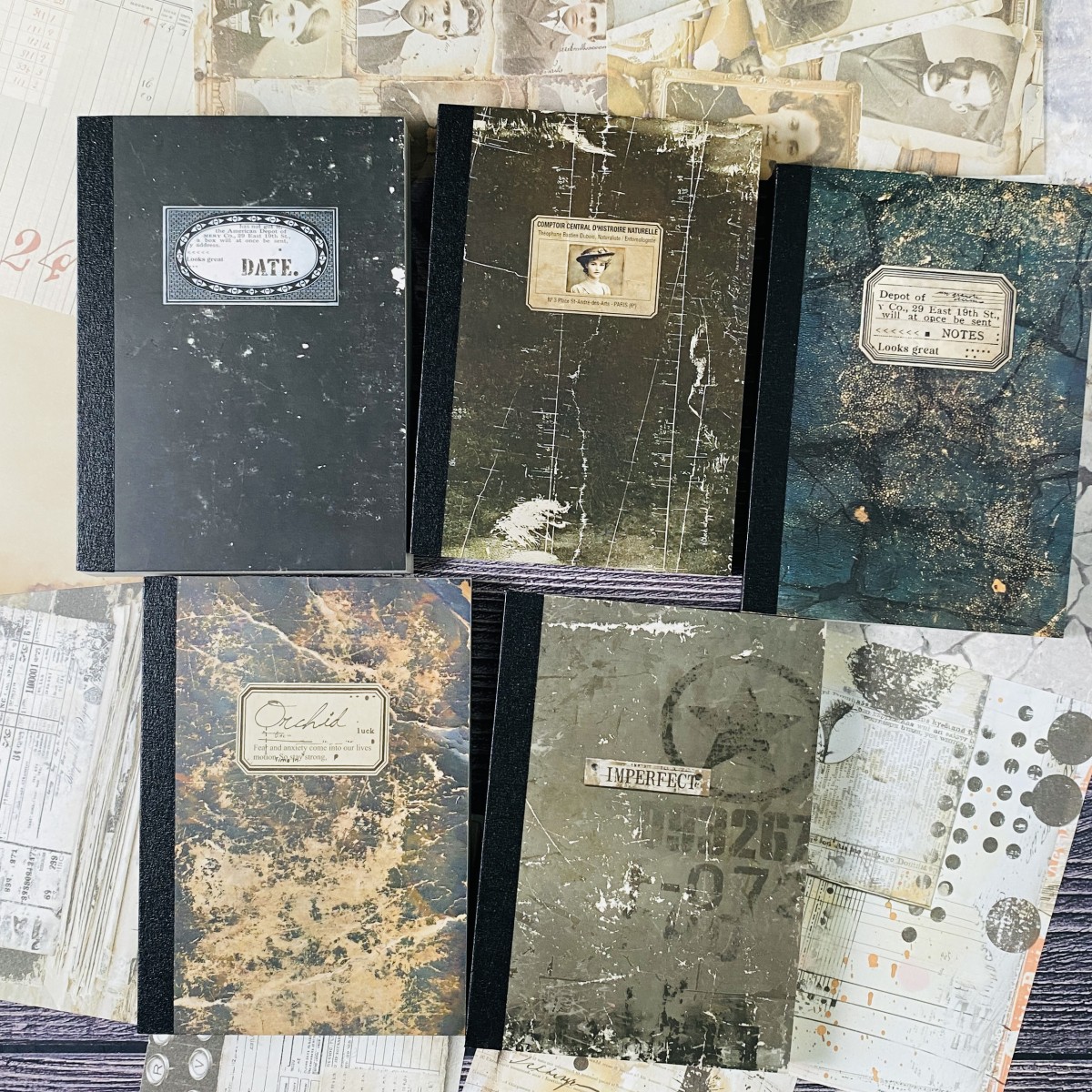 100sheets Vintage Scrapbook Pa - Ink Blotter Paper บทวิจารณ์และราคา