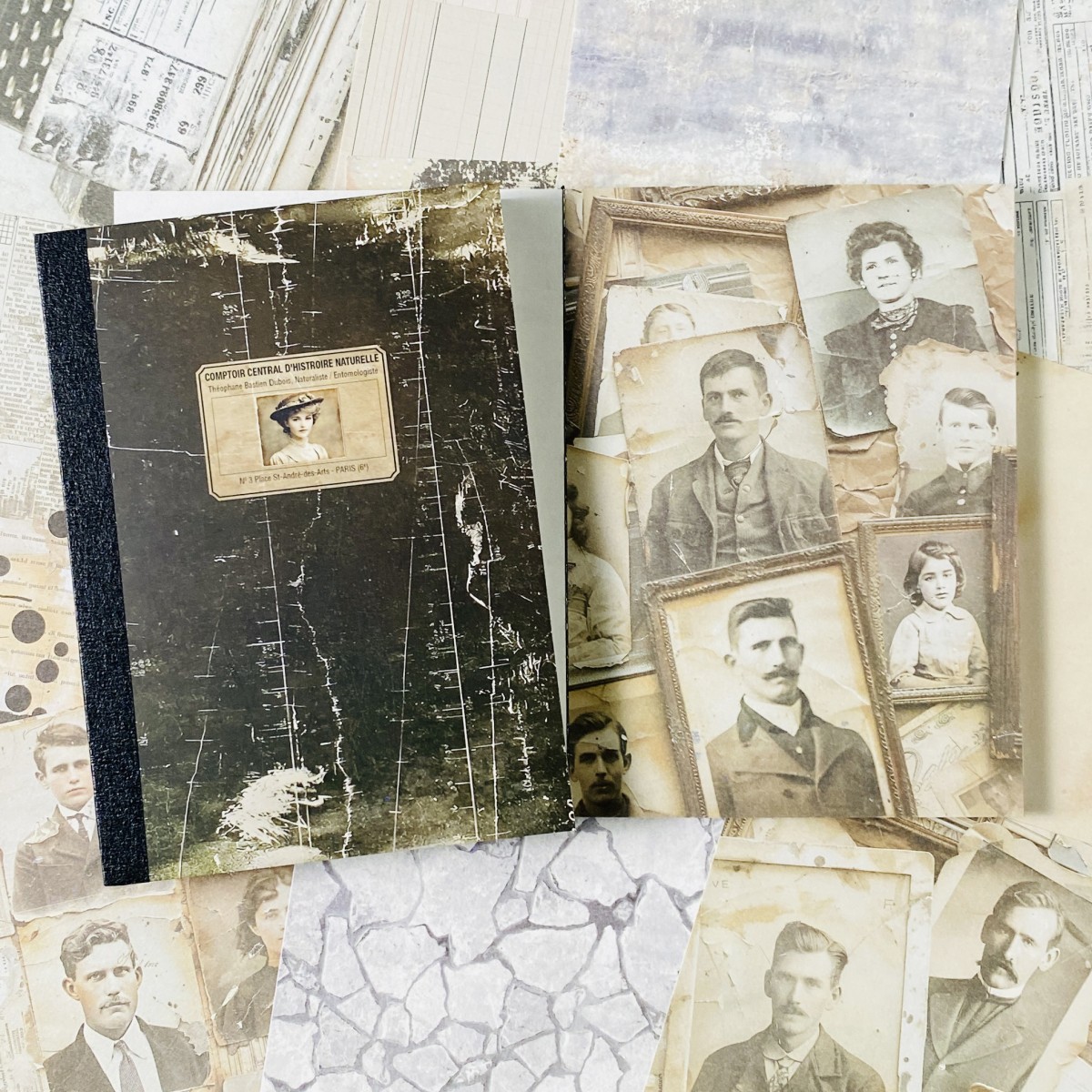 100sheets Vintage Scrapbook Pa - Ink Blotter Paper บทวิจารณ์และราคา