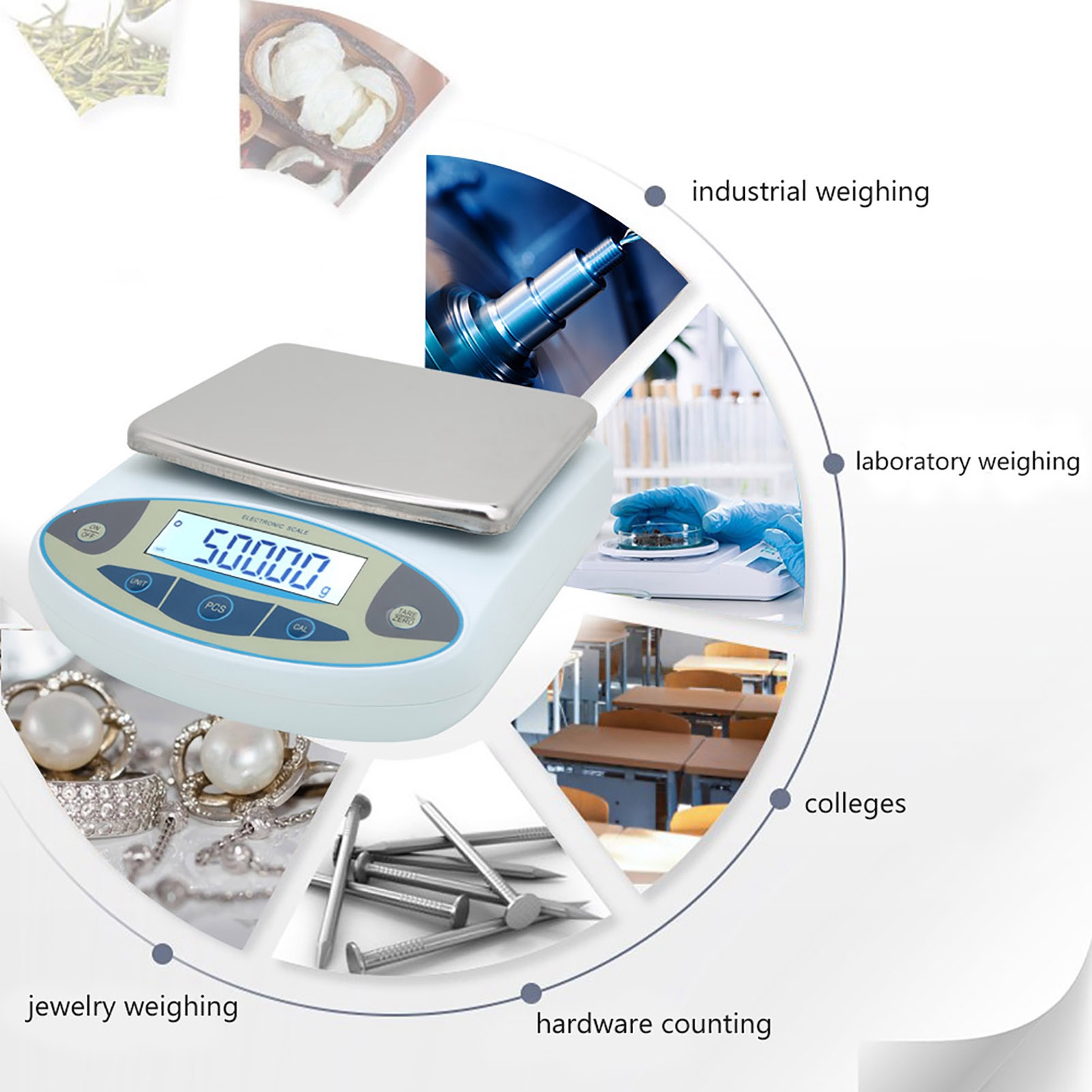 5000g 0.01g Digital Precision  - Tape Dispenser Weighted บทวิจารณ์และราคา
