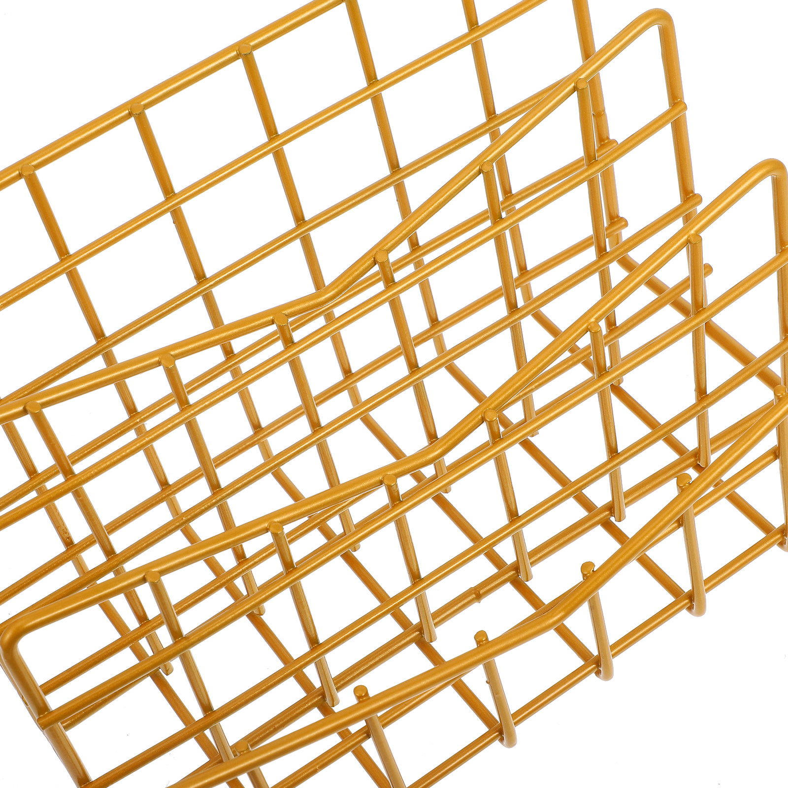 1Pcs Electroplated Metal Stora - Magazine Holder Rack บทวิจารณ์และราคา