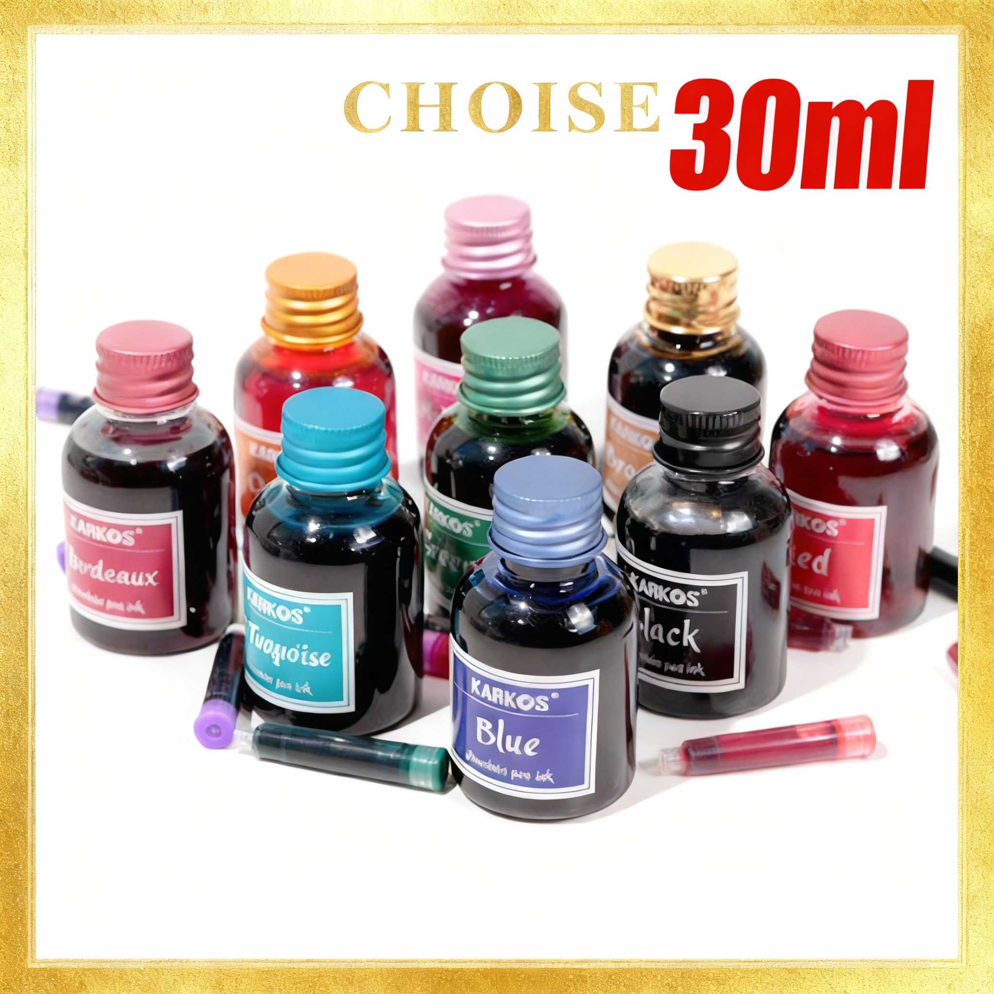 Pure Black Colorful Fountain P - Fountain Pen Bottled Ink บทวิจารณ์และราคา