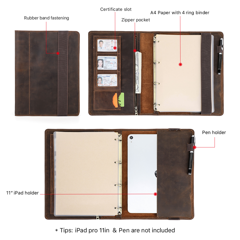 Luxury Retro Business A4 Noteb - Binder A4 Lever บทวิจารณ์และราคา