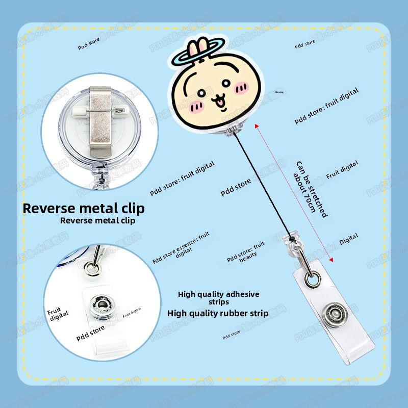 jiyi Retractable Badge Reel Ka - Index Card Holder บทวิจารณ์และราคา