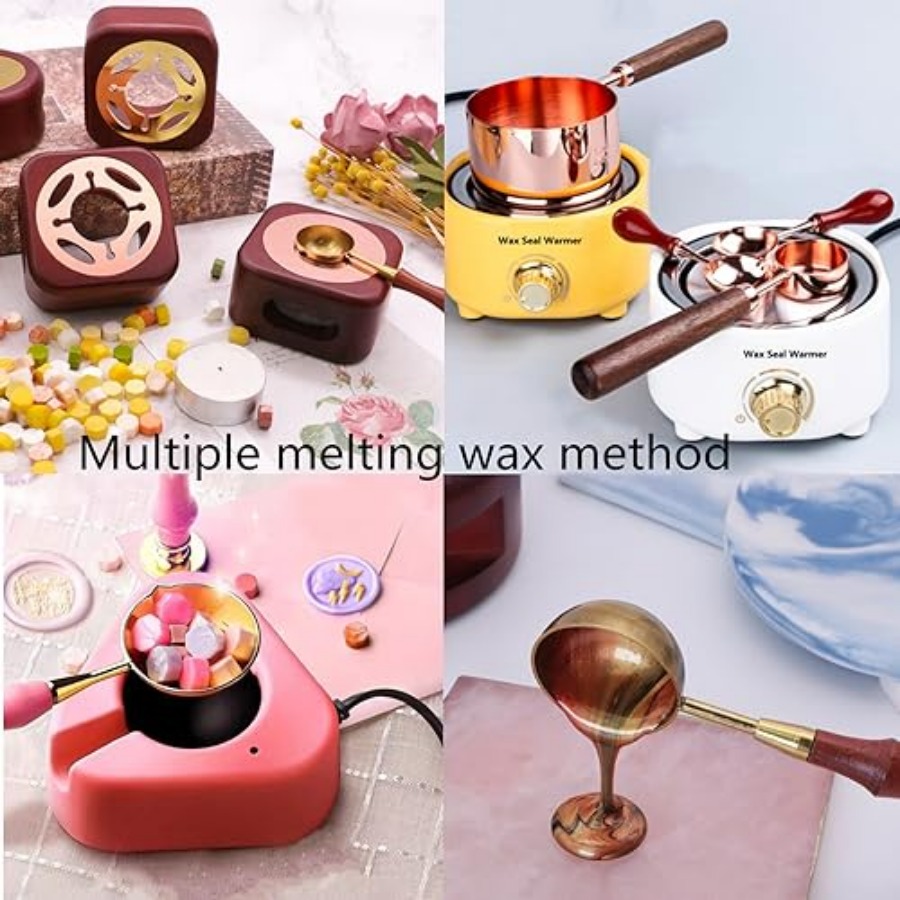 600Pcs Wax Seal Beads, Sealing - Wax Seal Stamp Set บทวิจารณ์และราคา